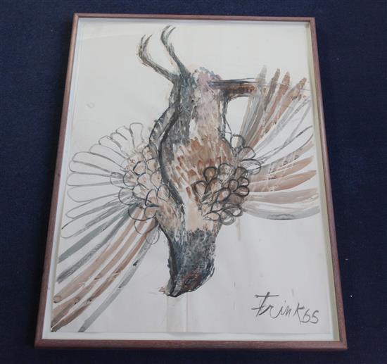 § Dame Elisabeth Frink RA (1930–1993) Dead Pheasant 2, 1965 29.75 x 22in.